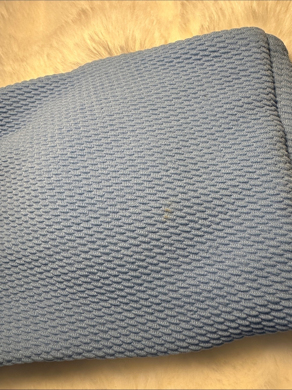 Zaful Light Blue Textured Bandeau Bikini Set with Removable Straps - Picture 3 of 4